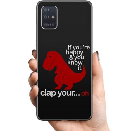 Samsung Galaxy A51 TPU Mobilcover Dinosaur