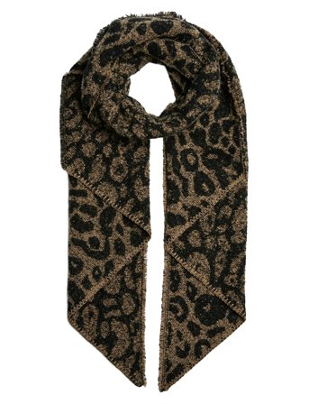 Pieces | Pcpyron Long Animal Scarf Noos Bc | ONE SIZE