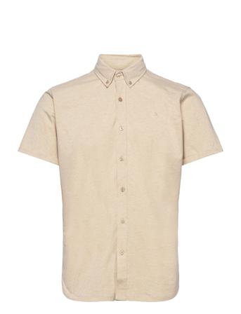 Hudson Stretch Shirt S/S Beige Clean Cut Copenhagen