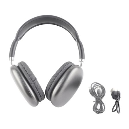 Trådlösa Bluetooth Hörlurar Dubbla Hörlurar Stereo Infällbara Bekväma Trådlösa Hörlurar Svarta