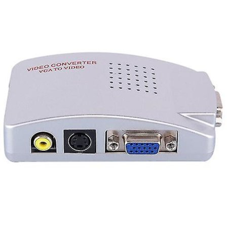 VGA till RCA-video eller S-video-videokonverter