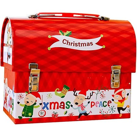 Julklappsask av bleckplåt