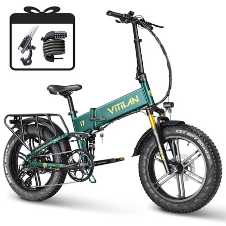 VITILAN i7 Pro 3.0 Elektrisk Vikbar Cykel - 750W 48V 20Ah - 8 Växlar -