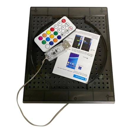 Holdbar for Xbox Series X/S-konsoll Mainframe Radiator Kjøling Lysende Base Stand Cooler Oppreist brakett