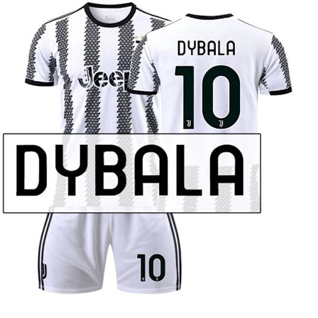 22-23 Ny version Juventus nr. 7 Hovey nr. 10 Pogba 22 Di Maria 10 Dybala fodboldtrøjesæt