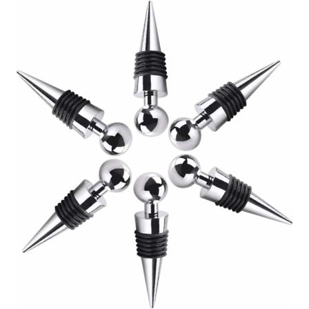 6 kpl Viininsäilöntäsinetöity Pullon Seostulppa