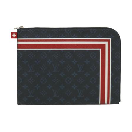 Louis Vuitton Vintage Pre-owned Clutch blå, Dam Vintage Väskor, Dam, Storlek: ONE SIZE