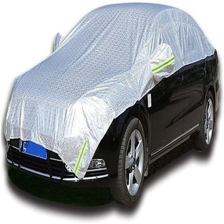 Autonpeite Universal Puoliauton Peite Aurinkosuoja Ulkokäyttöön Aurinkoa Heijastava Alumiinikalvo Vedenpitävä Auton Lumipeite