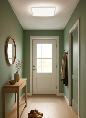 Luna taklampe m/baklys 3-step IP54 Ø30*30 - hvit