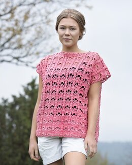 Hækleopskrift Bluse - Järbo