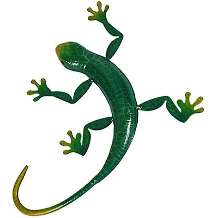 Metall Gecko Veggdekor Innendørs Utendørs Vegg Henger Hagekunst