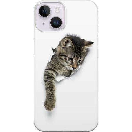 Apple Iphone 14 Plus Mjukt Skal - Curious Kitten