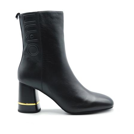 Liu Jo Heeled Laarzen , Zwart , Dames , Maat: 36 EU Enkellaarsjes