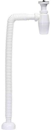 Gelia 3000920352 Vattenlåssats plast, flexibelt, för 32 mm rör, Inomhusavlopp