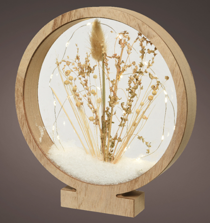 Kaemingk Rund LED-Ramme H27,5cm