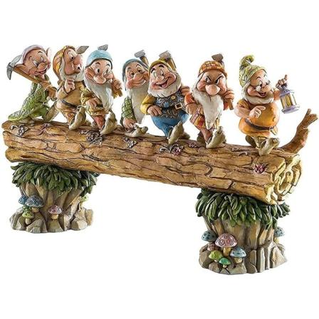 Sarjakuva Seven Dwarfs Gnome Garden Ornament Hartsi Ornamentti pahvipakkaus