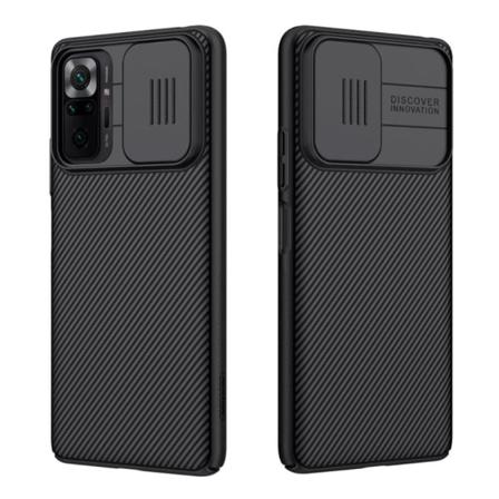 Xiaomi Redmi Note 10 Pro - Nillkin Camshield Pro Skal - Svart Svart