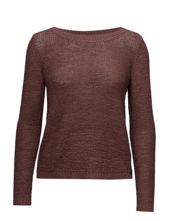 Onlgeena Xo L/S Pullover Knt Pullover Rød ONLY