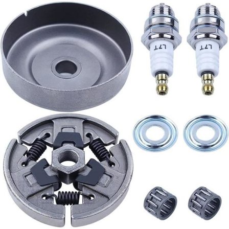 Kædesav 3/8"-7t Spur Clutch Tromle og Clutch Tændrør Sæt 8 stk Kompatibel med Stihl MS391 MS311 Hg