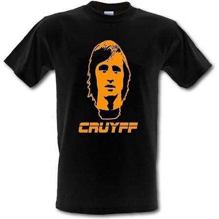 Johan Cruyff Dutch Master Football Legend Retro Gildan Heavy Cotton T-shirt Small - Xxl Black XL