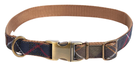 Barbour Tartan/Webbing Dog Collar Classic Tartan
