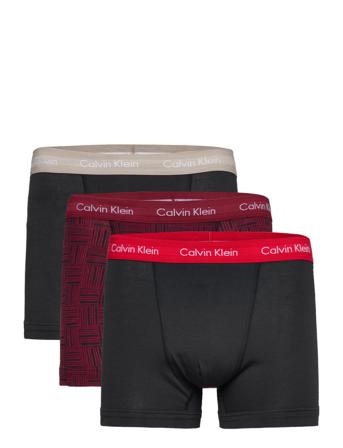 Trunk 3Pk Boxershorts Sort Calvin Klein