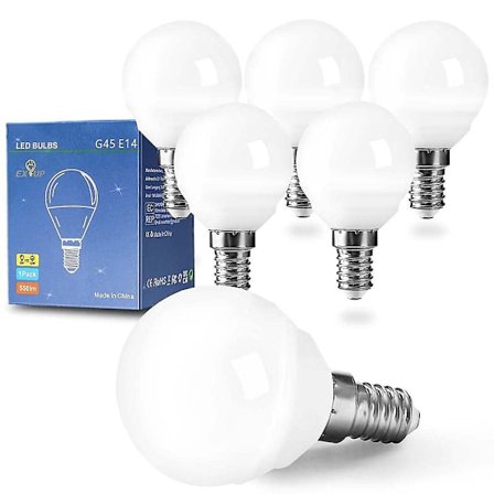 6 kpl 6W LED-pallolamput E14 G45 20 LED SMD2835