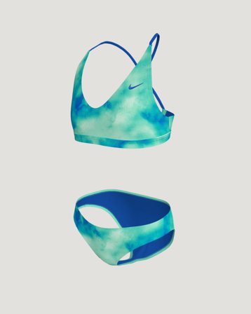 Nike Nike Watercolour Lace Up Bikini Set Cremefarvet Badetøj/Badekåber Pige - Kids Brand Store