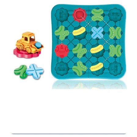 Børn Road Maze Montessori Logical Road Builder Spil Montage Bygning Puslespil Læring Uddannelse Legetøj