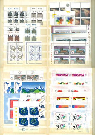 Tyskland - Samling af 4-blokke i 1 indstikbog - Postfrisk