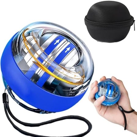 Gyro Ball Håndtrener med teller & LED, Håndleddsball Greptrener for håndledd & underarm_TF_TF