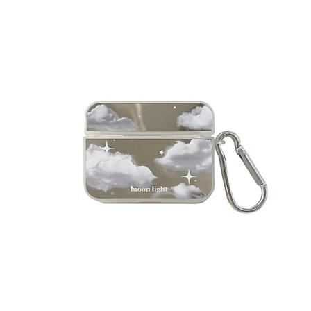 Kotelo Air_sPods Pro Clouds Mirror Bluetooth-kuulokkeille, kuulokkeiden suojakotelo koukun kanssa Air_sPods 1/2/3:lle, uusi A Air_sPods 1 2:lle