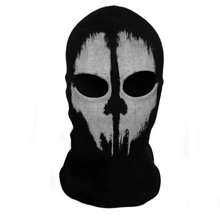 Halloween Mask Film Krigsspel Anrop Kommendant Fest Mask Unisex Balaclava Mask Cosplay Spöken Skalle Mask Huvudbonad