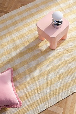 Jotex - Teppich Wolle/Wolle Kariert BILLE - Kaufen Wollteppiche bei Jotex