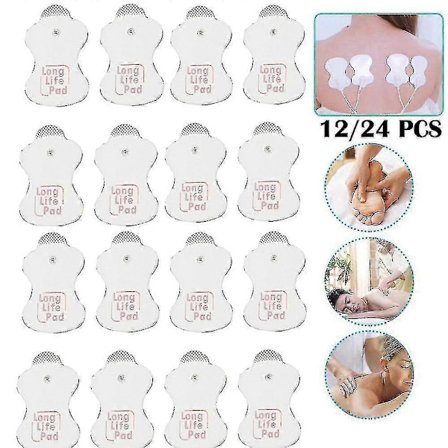 12st/6par Omron Ersättning Elektroterapi Lång Livslängd Elektrod Tens Pads (FMY)