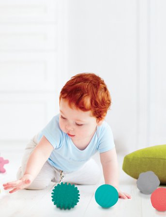 Ludi Sensory Balls - 8 Pcs - Multi/patterned - ONE SIZE