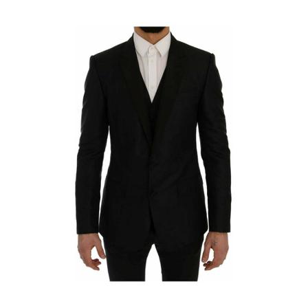 Dolce & Gabbana - Kavajer - Svart - Herr - Storlek: M, Herr, Storlek: M