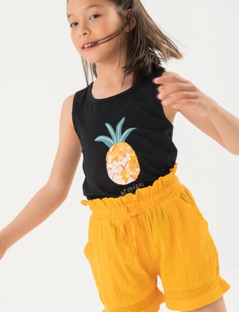 Boboli Shorts Bambula - Yellow - 152
