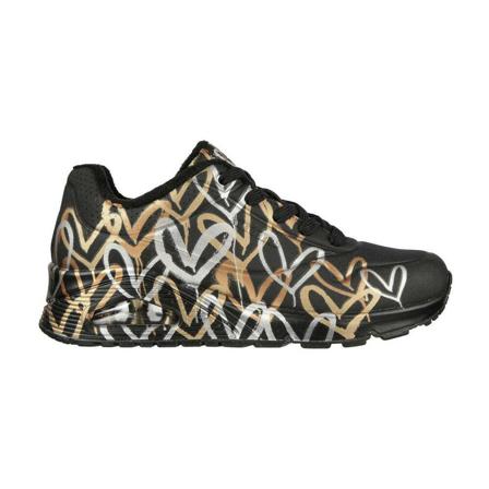 Skechers, Sneakers Zwart, Dames, Maat:38 EU