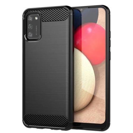 Samsung Galaxy A03s/a02s Skal - Anti-impact Carbon Svart