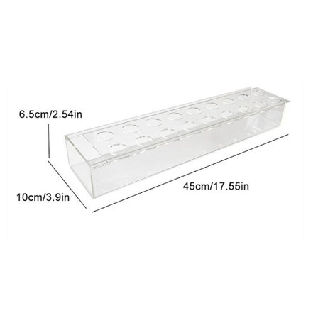 Akryylikukkamaljakko kukkakeskikappale L