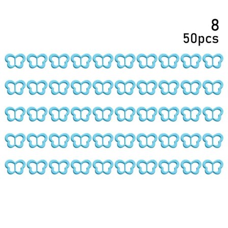 50 stk Tri-glide bæltespænder Dukketasker Spænde 8 8