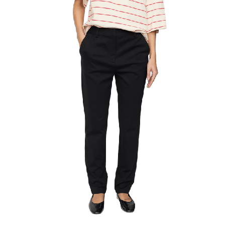 Soft Rebels Srhuma Vilja Mid Waist Pant - Black Byxor Dam Svart S