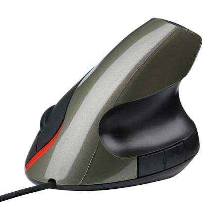 Ny USB-trådbunden ergonomisk vertikal mus upprätt handledsmus 5