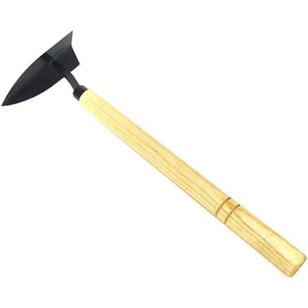 Havearbejde plantehakke stålhoved træhåndtag hakke luge spade l