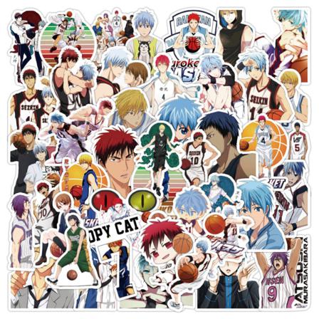 50 St Kuroko's Basketball Stickers Pvc Waterproof Sticker