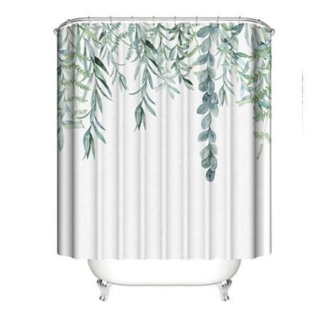 1 stk. bruseforhæng grønne blade, eukalyptus bruseforhæng badeforhæng