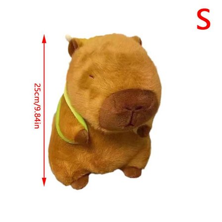 Capybara Plyslegetøj, Simuleret Capybara Anime Blødt Legetøj Internet Berømthed Sød