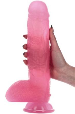 Bruto Dildo Pink 31,5 Cm - Sexleker Vuxen: Vibrator, dildo & massajestaver
