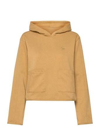 Twill Pocket Hoodie W Hoodie Grön Adidas Originals